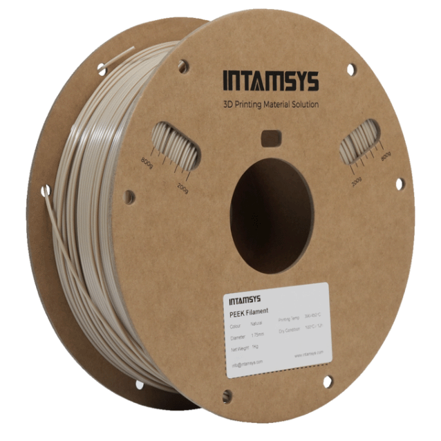 INTAMSYS PEEK 3D printing filament.