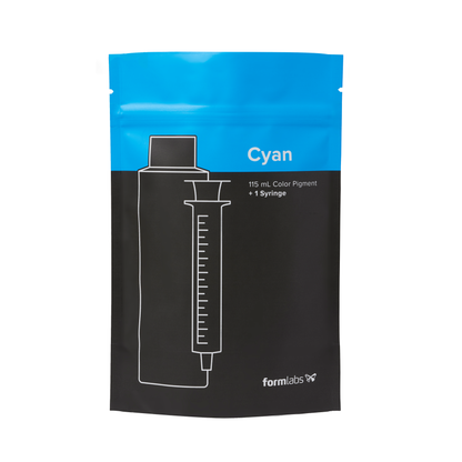 Cyan syringe. Shop additive manufacturing printers, resins and accessories | eacadditive.com.