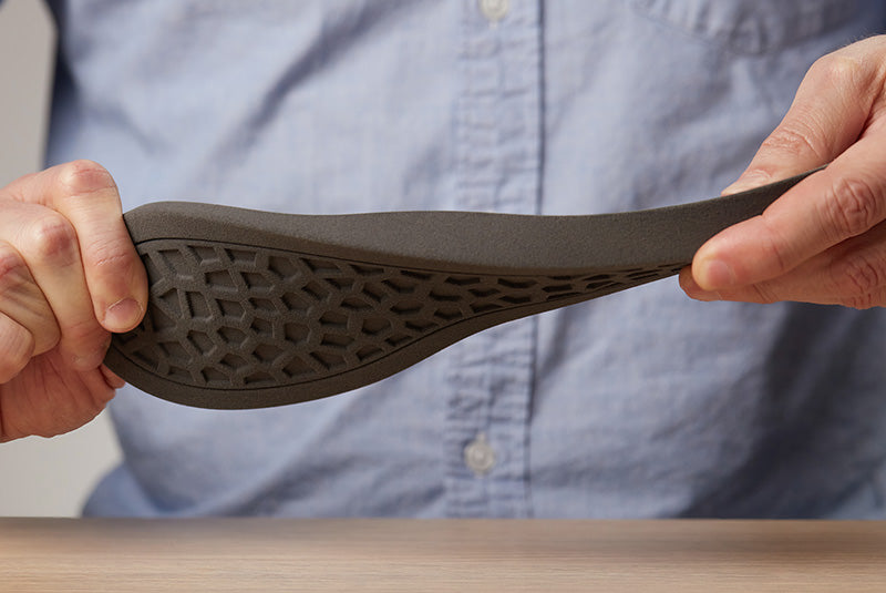 Image of 3D printed shoe sole.