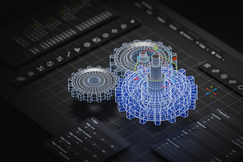 CAD software image of gears.